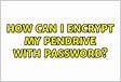 How can I encrypte my password